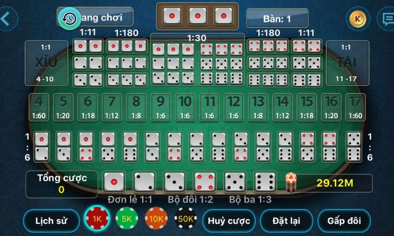 Game tài xỉu có phải là trò sicbo ở sảnh casino?